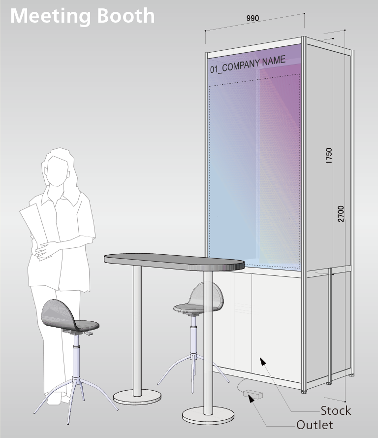 INTER BEE CREATIVE For Marketing Meeting Booth