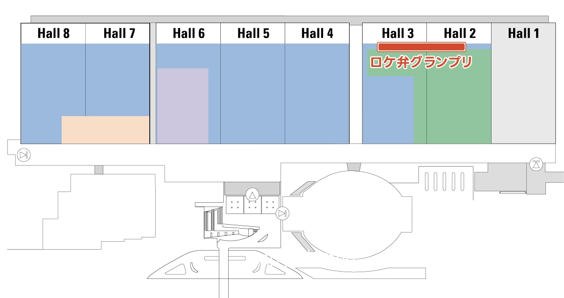 ROKE-BENTO Grand Prix Area MAP