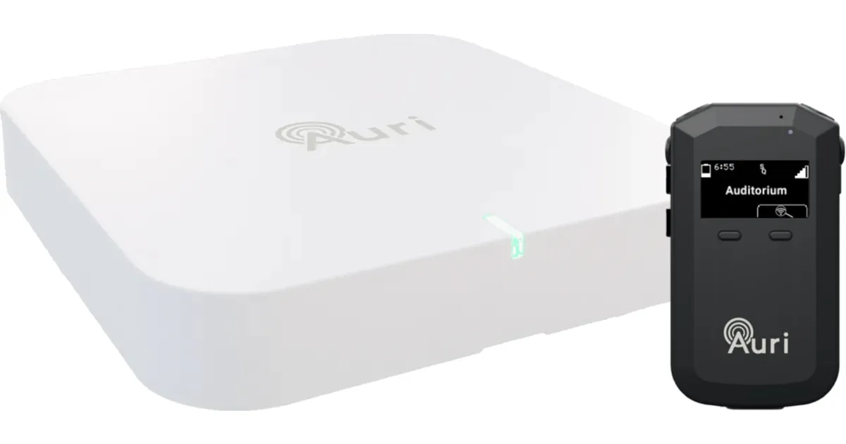 Auri™ – Auracast™対応 ワイヤレス音声配信システム